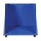 Vestil Open Ended Steel Dumping Hopper 2000 lb Glass-Filled Nylon Casters HOP-OE - alternate 4